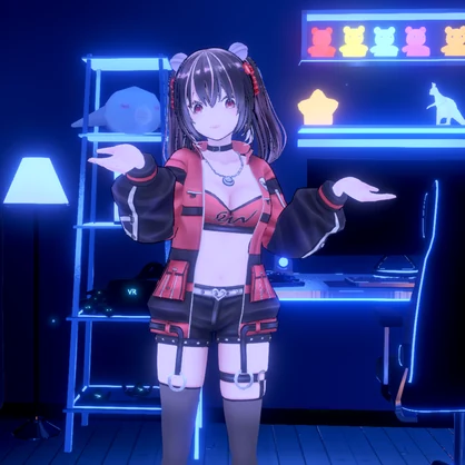 【オリジナル】Akane｜VRChatアバター｜Quest対応｜iOS対応｜Warudo対応