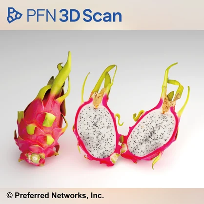 【PFN 3D Scan】ドラゴンフルーツ（3点セット）