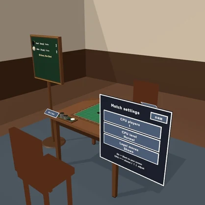 Reversi Together | Two-Player Reversi with CPU Opponents for VRChat