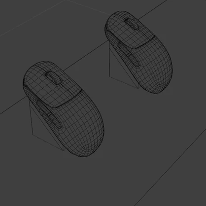 [3Dモデル]ゲーミングマウス　[3D Model] Gaming mouse
