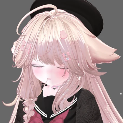 【VRChat-「輝夜」-kaguya-】 [SuckFinger, Pet Head, Kiss] EXContact With SoundEffects! [MA対応]
