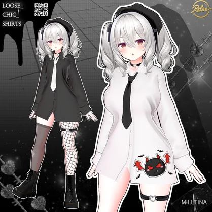 🎉KAGUYA Update🎉【PB】Loose Chic Shirts【22 Avatars】