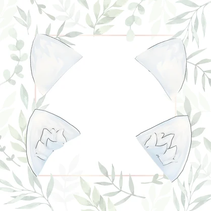 猫ツーピース長袖Tシャツ for Karin