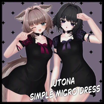 【ウトナちゃん対応衣装】SimpleMicroDress