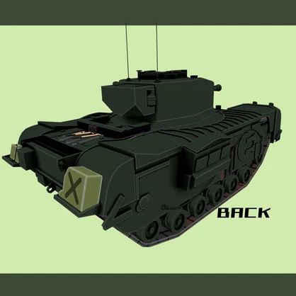 【デフォルメ戦車シリーズ】イギリス歩兵戦車 チャーチルMk.VII
