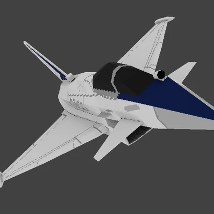 Eurofighter Typhoon low poly