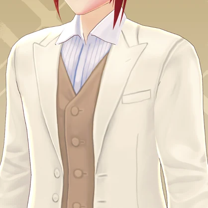 ショートフロックコート3色 Short frock coat【 #VRoid カスタムアイテム】