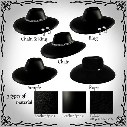 【MA対応】Big Brim Hat