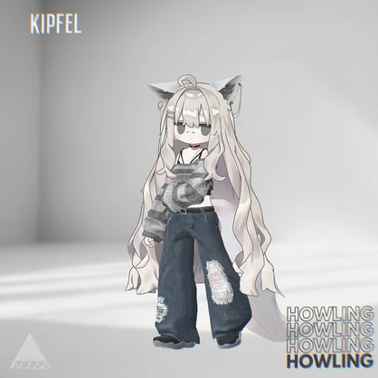 𝐇𝐨𝐰𝐥𝐢𝐧𝐠【16アバター対応･けもみみ・尻尾つきVRChat向け3Dモデル】