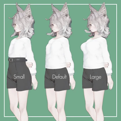 【VRChat】Marycia専用 Long Tee（MA対応）