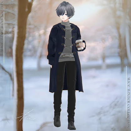 Snowdrop forHim【7アバター対応/VRChat衣装モデル】