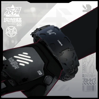【電脳義体用装備】装甲パラコードリストバンドユニット04 / Armored Paracode Wristband Unit_04
