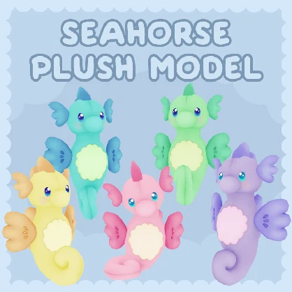 Seahorse Plush Models