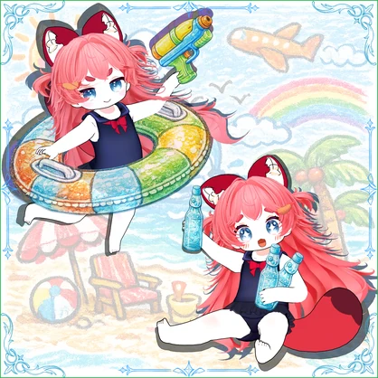 「スク水セーラー」ぽんとちゅね対応