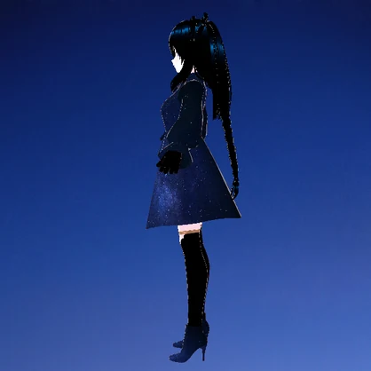 Aisha - Galaxy Star Avatar 3D Model VRM