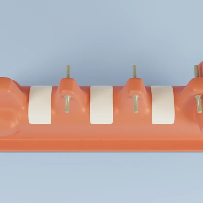 3人乗りロッキング2　3Dモデル