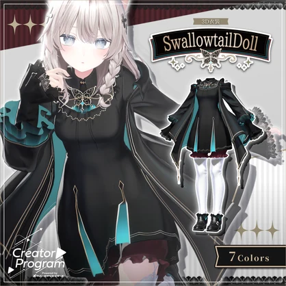 SwallowtailDoll - VRChat Women's Clothing / CP22
