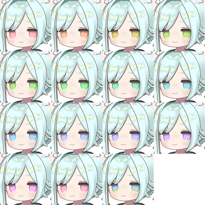 【キプフェル専用】塩基性アイ４【Eye Texture】