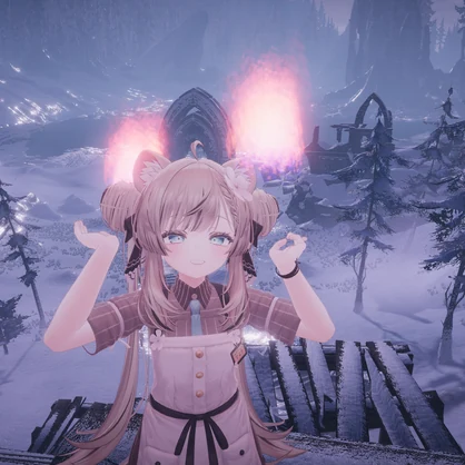 【VRChat想定】Fire Halo
