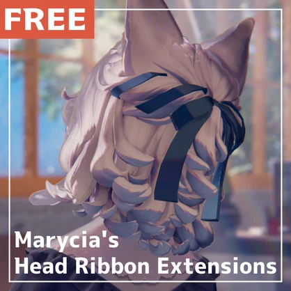 【FREE】Marycia's Head Ribbon Extensions