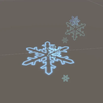 雪の足跡エフェクト