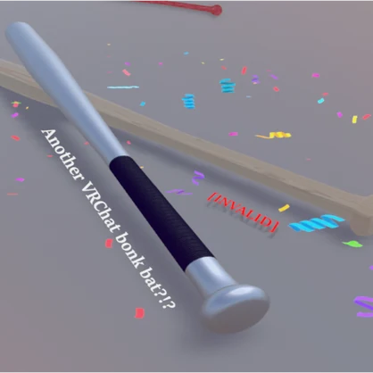 Bonk Bat for VRChat Avatars