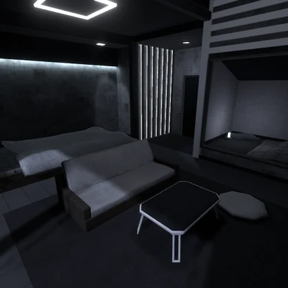 【VRChat向けワールド】MonotoneStyleRoom