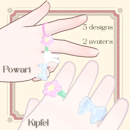 【MA対応】Toy Ring Set "Noémie"おもちゃのゆびわセット【ぽわり kipfel】