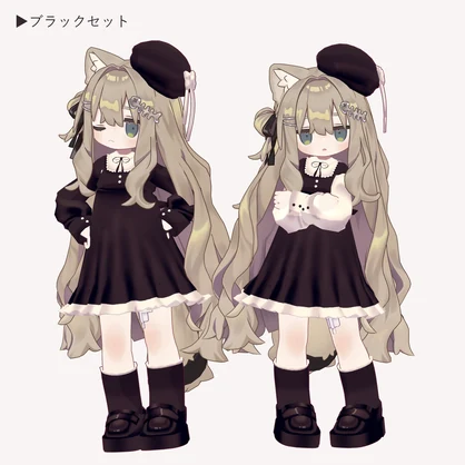 【キプフェル用】メイドライクワンピースセット【全7色】