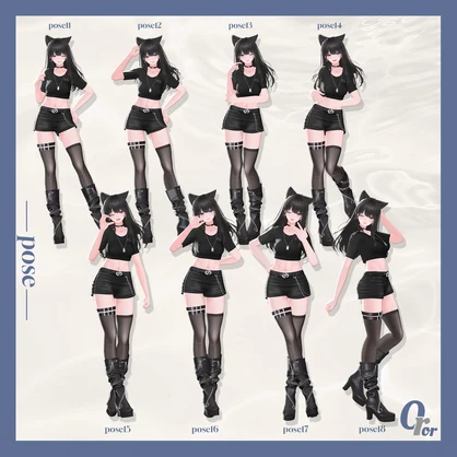 OrorPOSE -女性大人30pose-