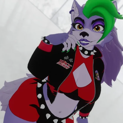Glamrock Roxanne Wolf (Blender \ Fbx)