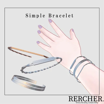 ⭐開業記念！！！⭐Simple Bracelet Set【VRChat想定】