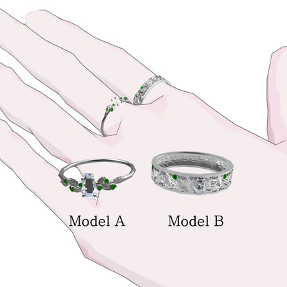 【VRChat】Jade Pair Ring