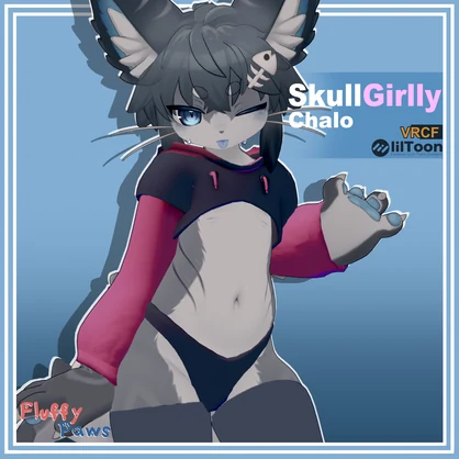 Chalo 🐈 SkullGirly Chothes 🐾【シャロくん用】
