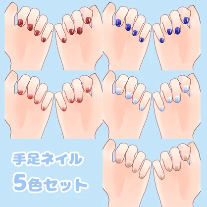 【無料】winter snow ネイルテクスチャ【桔梗】