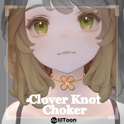 【期間限定無料】Clover Knot Choker【thx700overfollowers】