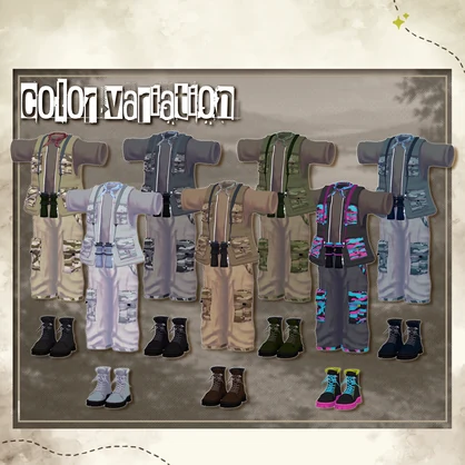 Pathfinder Rover - VRChat Men's Clothing / CP46