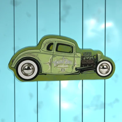 Hot Rod Wall Decor - Deuce Coupe Pinstripe paint <6 color types>