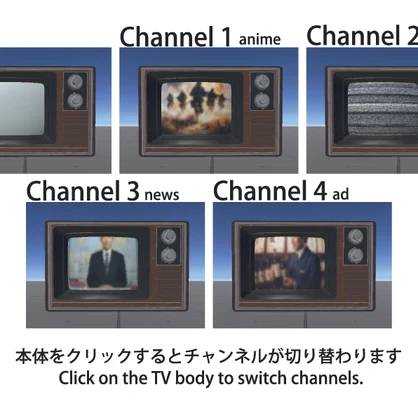 昭和レトロ風のTV