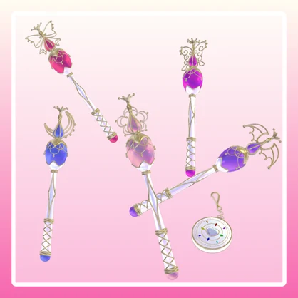 【取り出しギミック付き】Magical Wand【vrc想定】