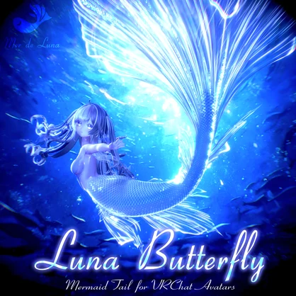 🧜🏻‍♀️月光蝶 Luna Butterfly （Mermaid Tail） [12 Avatars MA対応]