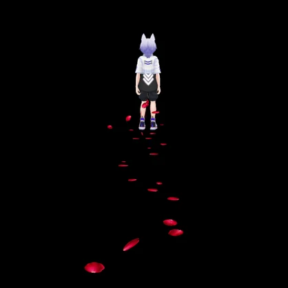 【セール中・VRC想定】薔薇の花道パーティクル/VRChat Rose Trail