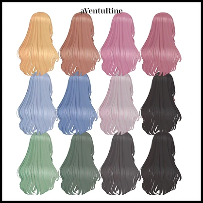 Milky Opal Hair【10アバター対応】