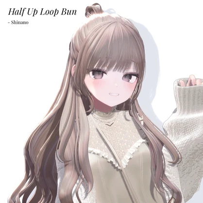 Half Up Loop Bun【13 Avatars】 #あんぷる
