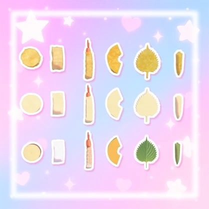 【ワールドギミック】揚げて食べられる⭐︎天ぷら揚げ揚げセット(⸝⸝ɞ̴̶̷ ·̫ ‹⸝⸝ᐡ)~☆