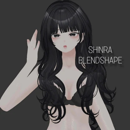 Shinra 🖤 Model Blendshape 🖤 [Shinra Blendshape]