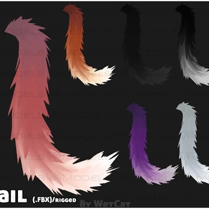 Tail (+6 textures) Rigged