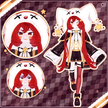 [VTuberのモデルを依頼する] VTUBER CUSTOM MODEL COMMISSION | VRChat | VRoid | VRM | Vtubing | Streaming | Vtuber Model