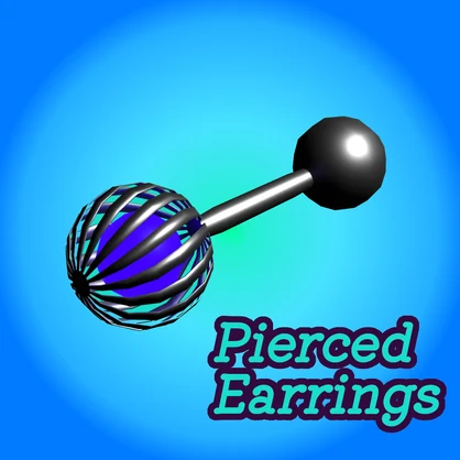 【無料】　3D　イヤリング　ピアス　アクセサリー