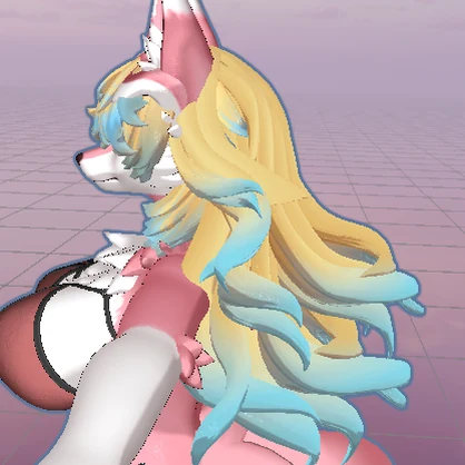 【無料/Free】MilkTeaFox Long curly hair for PuppyMoth